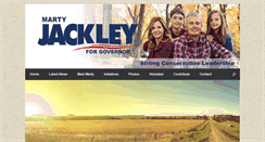 Desktop Screenshot of martyjackley.com