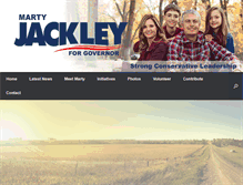 Tablet Screenshot of martyjackley.com